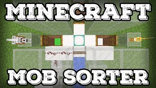 Minecraft Tutorial  Mob SorterMinecraft 117 [upl. by Quenby]