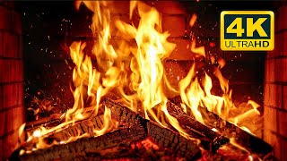 🔥 Cozy Fireplace 4K 12 HOURS Fireplace with Crackling Fire Sounds Crackling Fireplace 4K [upl. by Lareneg]