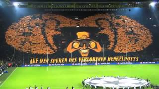 Increíble salida de los los hinchas del Borussia Dortmund [upl. by Hoashis]