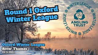 Match Fishing 2024  River Thames  Angling Trust Oxford Winter League  13102024 [upl. by Magdala]