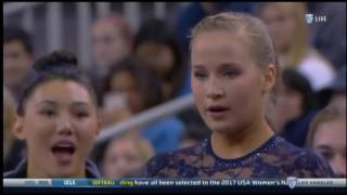 Madison Kocian UCLA  Floor Exercise 9875  Arkansas at UCLA 2017 [upl. by Eijneb757]