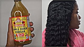 Apple Cider Vinegar Rinse Tutorial amp Revisiting Shea Moisture Products [upl. by Charron260]