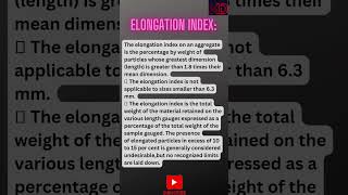 Elongation index l elongation soil soilmechanics [upl. by Johns296]