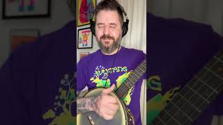 Easy Clawhammer Banjo Tune  Buffalo Gals clawhammerbanjo banjoplayer folkmusic [upl. by Rabbaj]