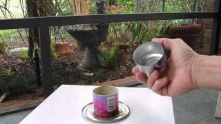 5 gram alcohol stove snuffer is also a fuel saver [upl. by Errecart643]