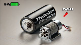 37V Lithiumion Battery VS 3V Motor [upl. by Delisle864]