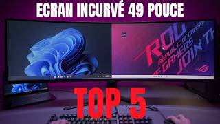 Top 5 des Meilleurs Écrans PC Gaming Incurvés de 49 pouces – Plongez dans lImmersion Totale [upl. by Corabelle]