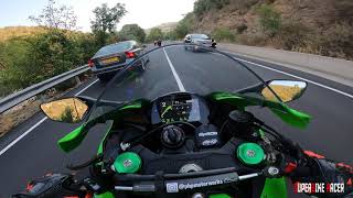 Savage Mode On  Ninja ZX10R Vs Ducati Panigale StreetBikeRacers [upl. by Acilef]