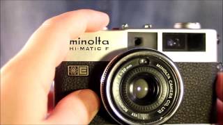 Minolta HiMatic F Operating [upl. by Elonore]