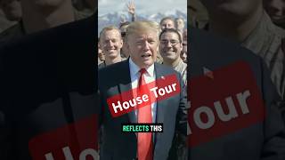 Donald Trumps House tour donaldtrump president shorts trendingshorts usapresidenthouse [upl. by Korenblat]