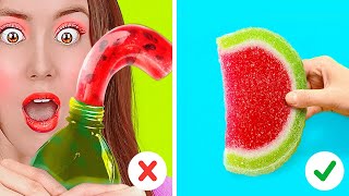 COOL FOOD HACKS FOR REAL FOODIES  Yummy Kitchen Hacks By 123 GO Like [upl. by Lusty387]