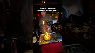 Is this the BEST Peking Duck in NYC pekingduck food foodvlog [upl. by Rapsag]