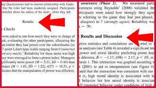 How to Organize Results and Discussion Should I Combine Them 10 Things to Consider Here [upl. by Mohamed864]