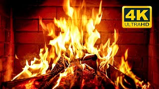 🔥 Cozy Fireplace 4K 12 HOURS Fireplace with Crackling Fire Sounds Crackling Fireplace 4K [upl. by Kashden]