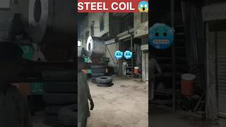 Dangerous Steel Coil 😱youtubeshorts viralshorts trending [upl. by Nahgen]