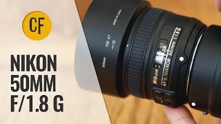 Nikon AFS 50mm f18 G lens review with samples Fullframe amp APSC [upl. by Par]