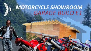 Ultimate Motorcycle Garage Build  Part 1 [upl. by Gylys610]