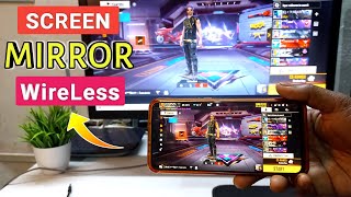 Mobile ki Screen PC Me Kaise Dekhe  How to do mobile screen mirroring in computer Wireless [upl. by Aeirdna]