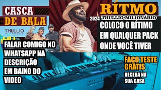 Ritmo CASCA DE BALA  Thullio Milionário teclado [upl. by Hsitirb]