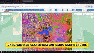 Unsupervised classification using cluster algorithm in Earth Engine  Landsat 8 [upl. by Dyke792]