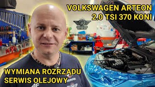 VOLKSWAGEN ARTEON 20 TSI 370 KONI WYMIANA ROZRZĄDU FULL SERWIS OLEJOWY [upl. by Nallaf]