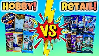 HOBBY vs RETAIL 🔥 Ripping 30 Basketball Packs  2 Wemby RCs 2 Serial ’d Cards amp 2 Autographs [upl. by Nilkoorb]