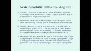 Acute Bronchitis  CRASH Medical Review Series [upl. by Reilly99]