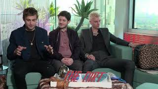 Colson Baker Douglas Booth amp Iwan Rheon Interview The Dirt [upl. by Nerrad182]