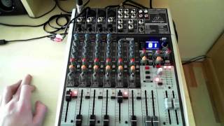 Behringer Xenyx X1204USB Review Teil 1 GermanNight Catcher [upl. by Vena664]