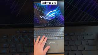 Zephyrus M16 with RTX 4090 i913900H  Hands On Overview [upl. by Nitsreik]