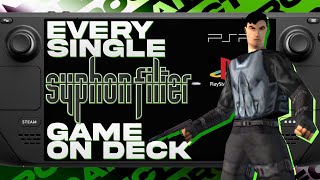 Reviewing Every SYPHON FILTER Game on Steam Deck [upl. by Tippets]