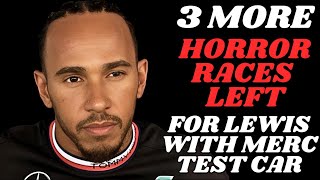 ANDREW SHOVLIN CONFIRMS THREE MORE HORROR RACES FOR LEWIS HAMILTON IN THE MERCEDES TEST CAR [upl. by Einrae362]