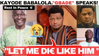 😭🤯BABA GBENRO COLLEAGUE quotGBADEquot FROM ABATTOIR BREAKS SILENCE ON CAUSE OF D€ATH [upl. by Kcirtapnaes]