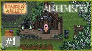 Stardew Valley｜新作大型MODで遊ぶ！魔法と錬金術の森 Alchemistry 1｜春1・2・3日（1年目） [upl. by Harobed428]