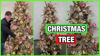 Christmas 2022  The Most Beautiful Glam Christmas Tree I Have Ever Decorated Tree Decoration Ideas [upl. by Alastair814]