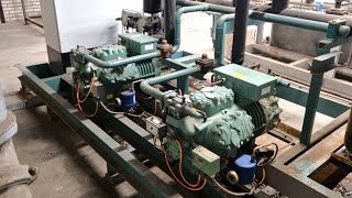 Bitzer cooling compressor set 6FE50Y40P x2 [upl. by Helfand]