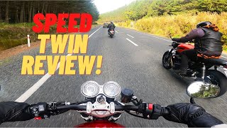 2022 TRIUMPH SPEED TWIN REVIEW  First Impressions Ride [upl. by Portuna]