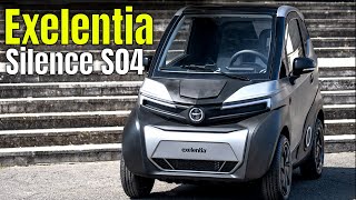 2023 Exelentia Silence S04 L7e Quadricycle EV [upl. by Odelinda813]