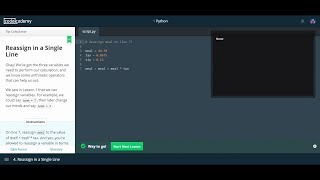 Tip Calculator  CodeCademy Python Answers [upl. by Theodoric261]