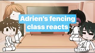 Adriens Fencing Class ReactNOT ORIGINALCredits in the description [upl. by Nimajeb]