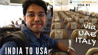 India to USA  My trip begins [upl. by Esela]