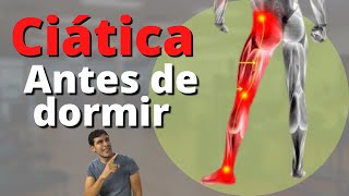 4 ejercicios de ciática antes de dormir [upl. by Suirad]