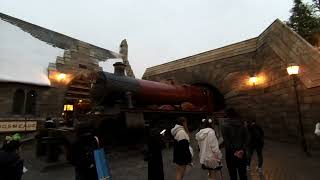 Osaka  Universal Studio Japan Going to Harry Potter Area  27 Nov 2023 [upl. by Orv]