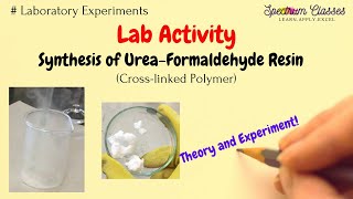 Urea formaldehyde resin Synthesis  Explanation with reactions involved  Polymers [upl. by Koralle]