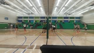 Ponoka Broncs vs Lacombe Rams JV boys volleyball 2nd set [upl. by Occor865]