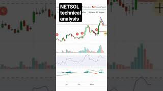 NETSOL technical analysis shorts netsol psx stockmarket [upl. by Kcirdaed805]