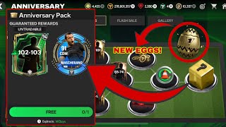 WHERE TO FIND NEW MYSTERY EGGS MYSTERY GIFT AND FREE ANNIVERSARY PLAYERS IN FC MOBILE 25 [upl. by Ennasor]