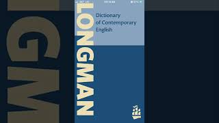 Longman Dictionary of Contemporary English [upl. by Ahsinahs]