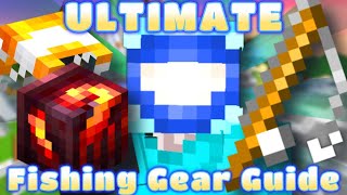 Ultimate Guide To Fishing Gear  Hypixel SkyBlock Tutorial [upl. by Notyep]