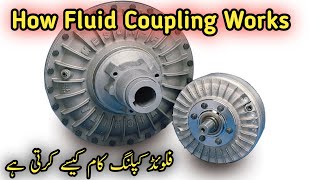 How Fluid Coupling Works  Fluid Coupling Kam Kaise Krti He tech mechanical couplings [upl. by Ylagam]